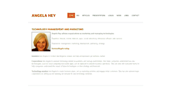 Desktop Screenshot of angelahey.com